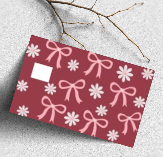 Bows & Flowers Credit Card Wrap