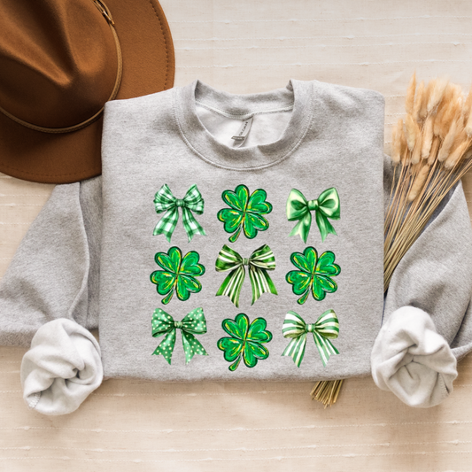 St Patrick's Day Clover & Bows