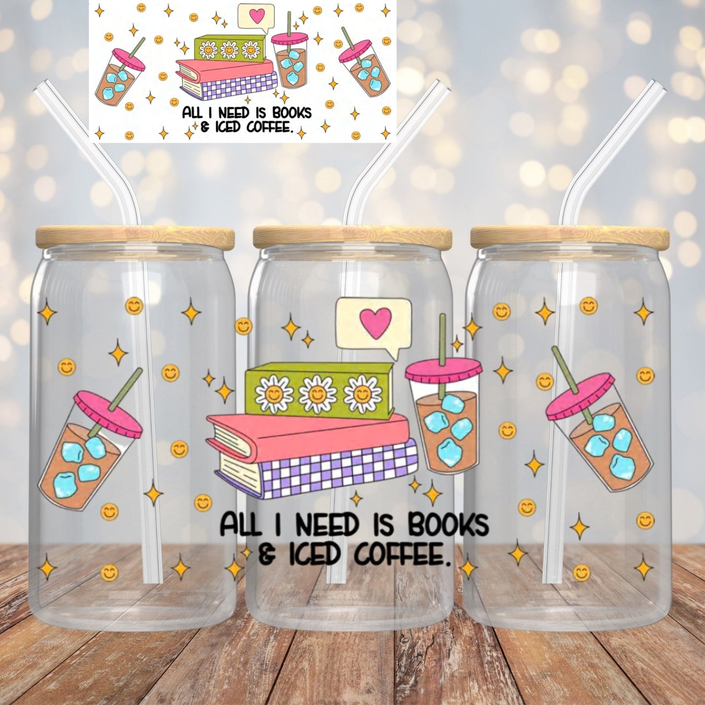 All I need is Books & Iced Coffee