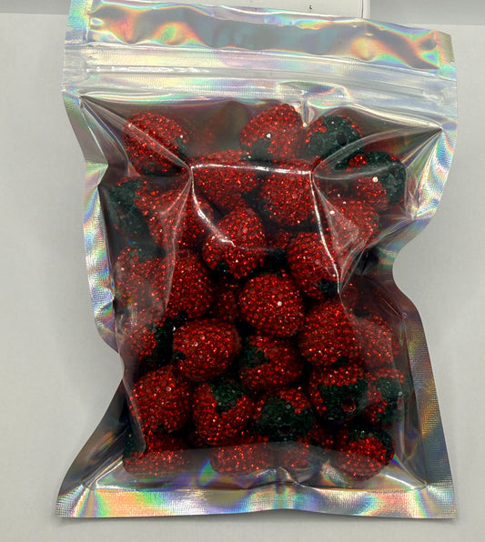 Strawberry Beads (45 pcs)