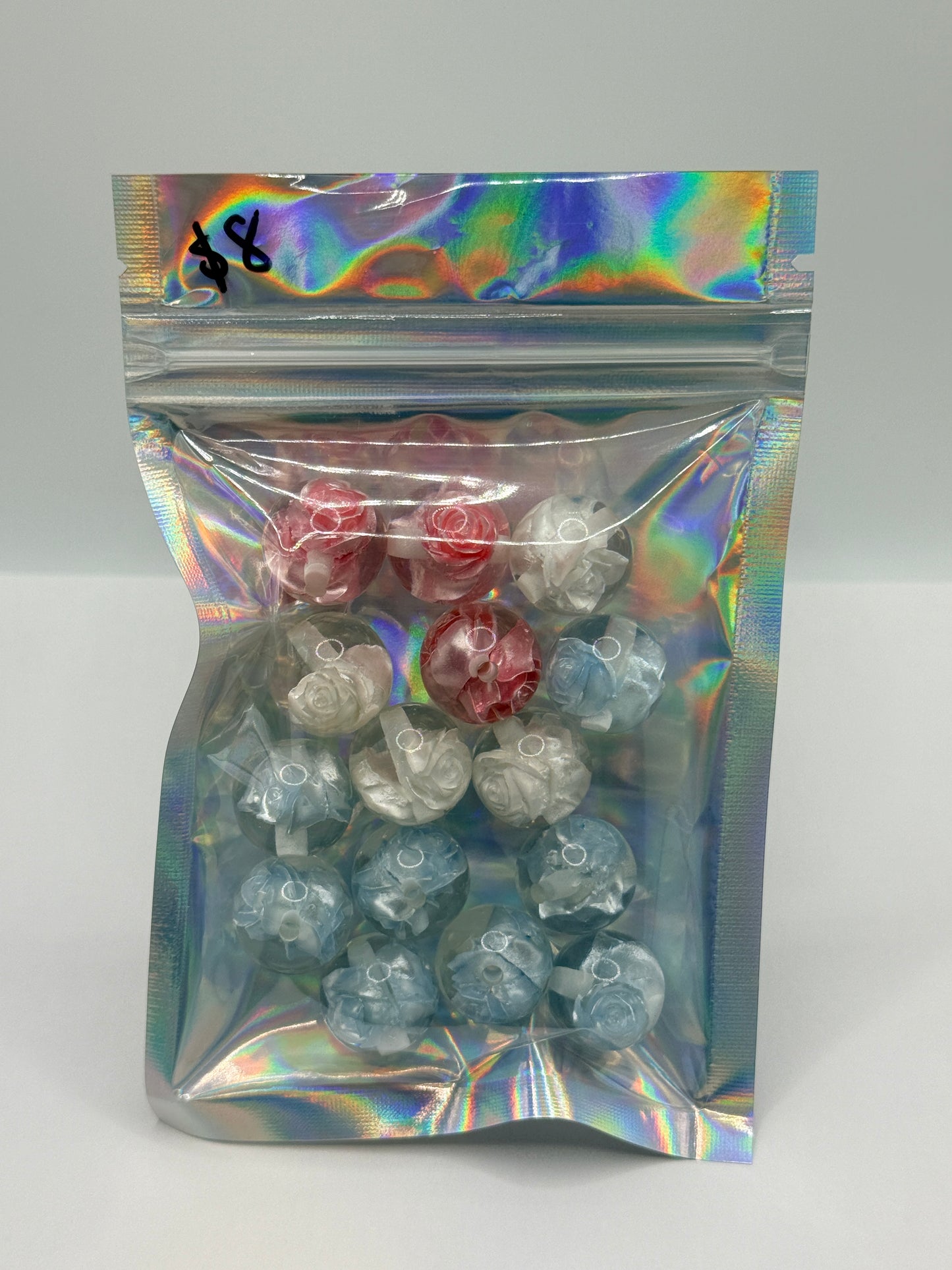 Flower Beads (15pcs)