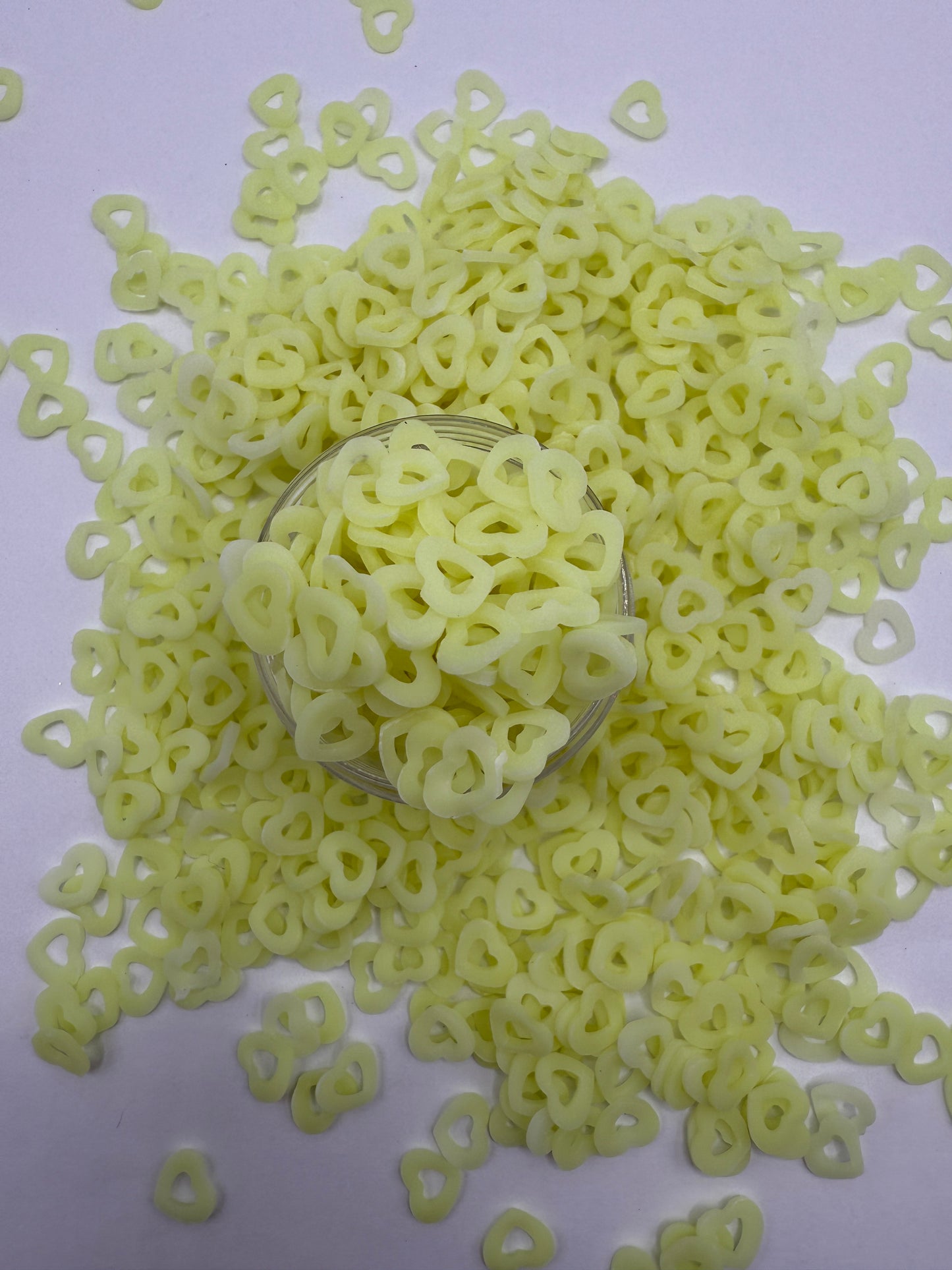Yellow Hearts (Glow in the Dark)