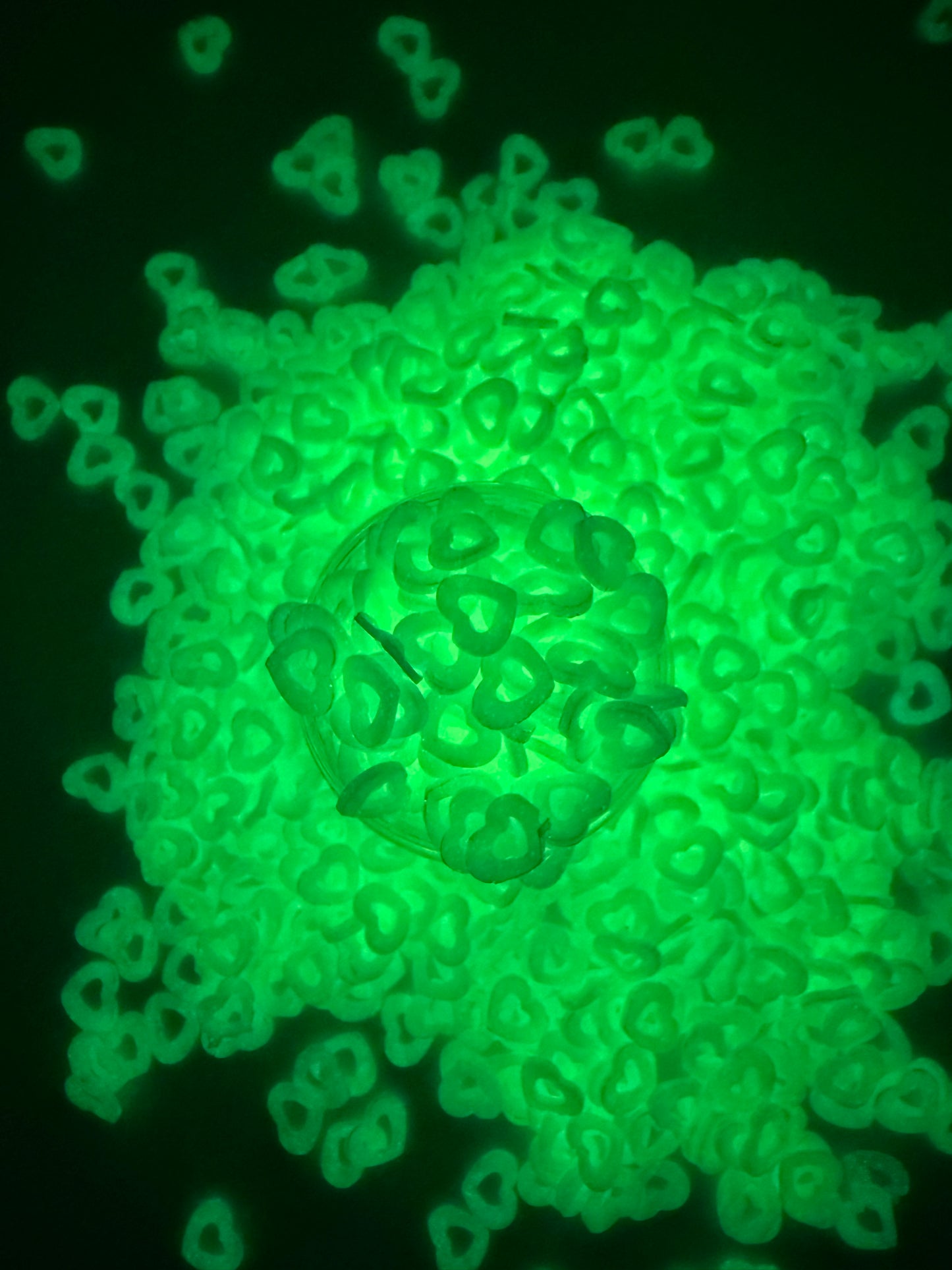 Yellow Hearts (Glow in the Dark)