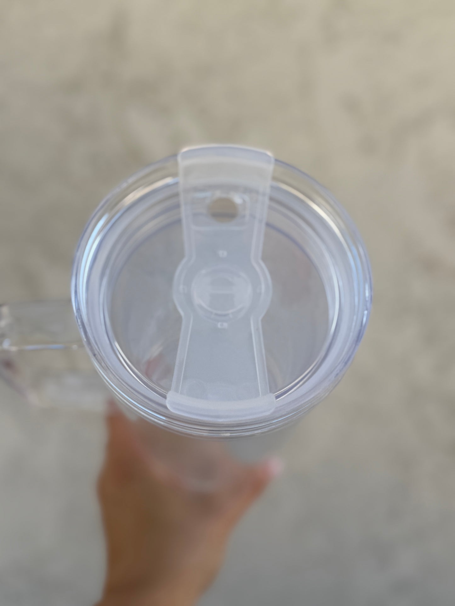 40oz Acrylic Snowglobe Tumblers with Handle