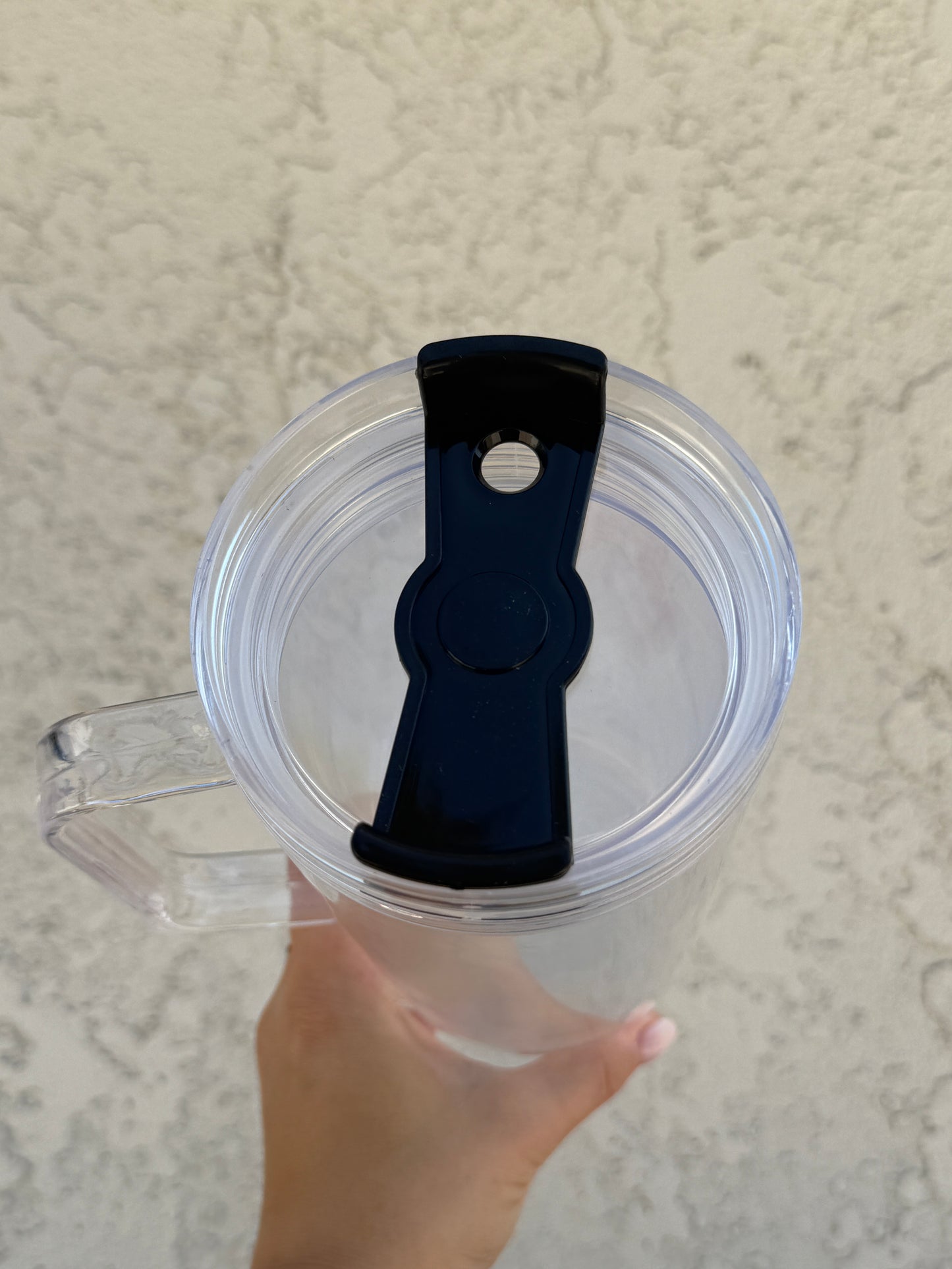 40oz Acrylic Snowglobe Tumblers with Handle