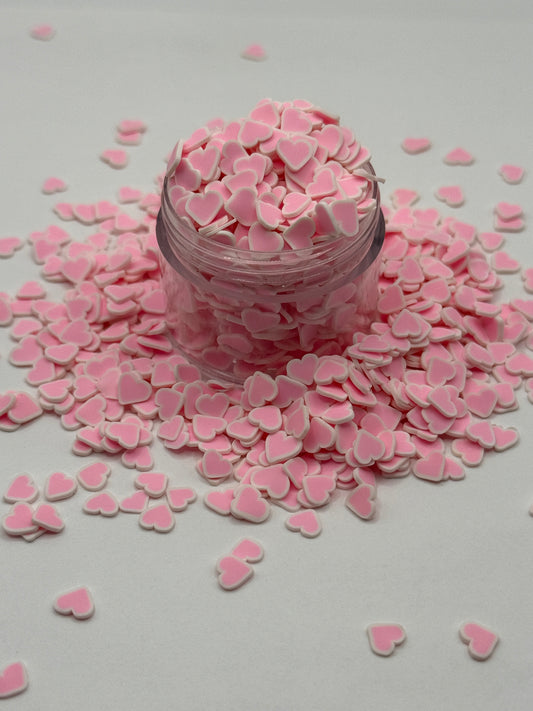 Pink Heart Slices