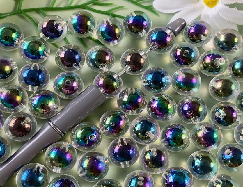 Oil Spill Beads (12mm)