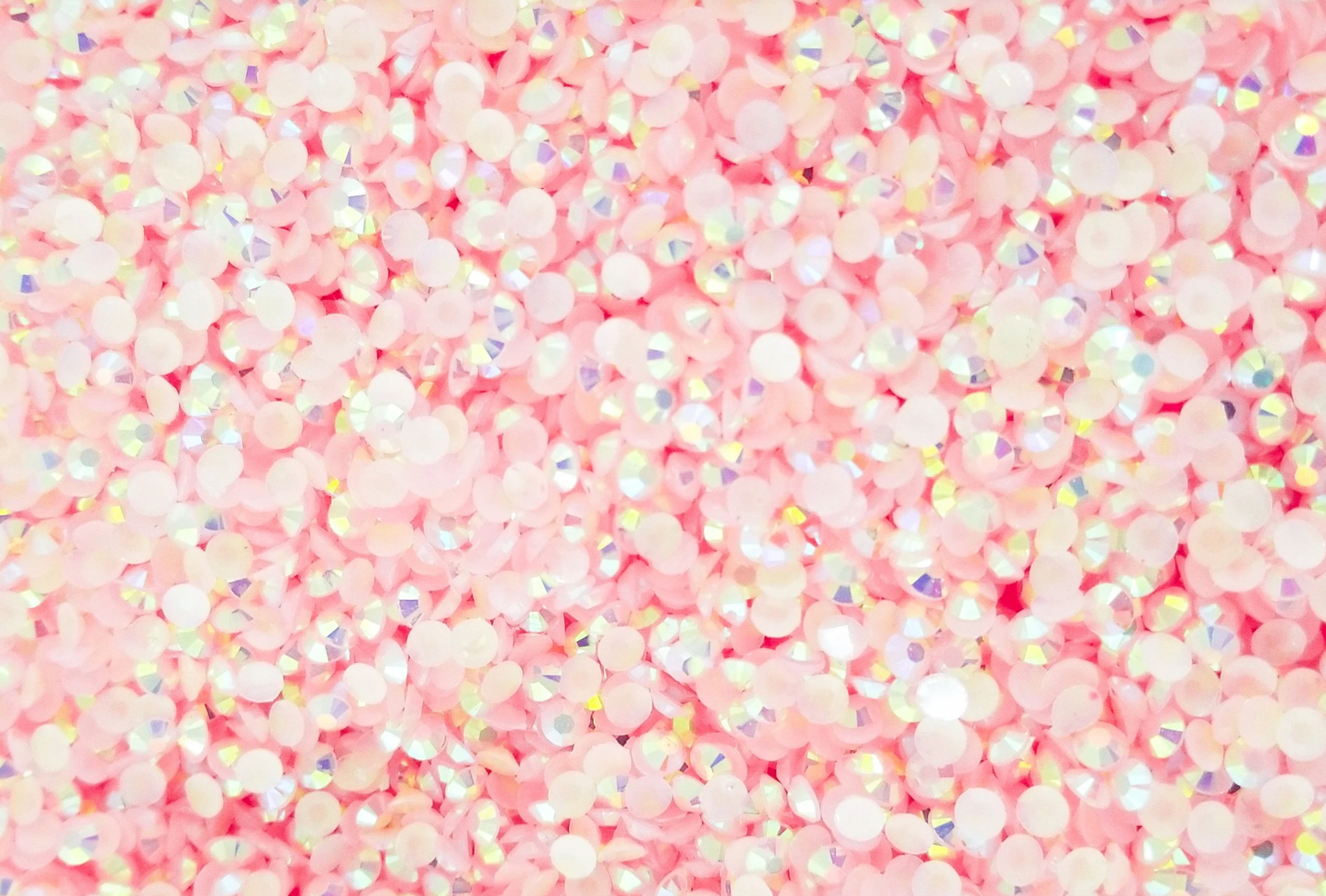 AB Jelly Flatback Resin Rhinestones.
