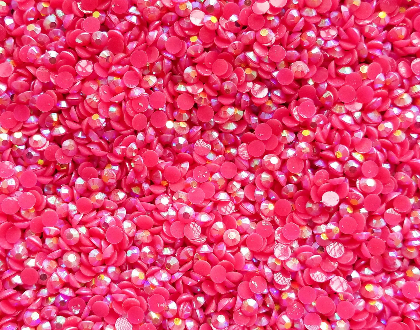 AB Jelly Flatback Resin Rhinestones.