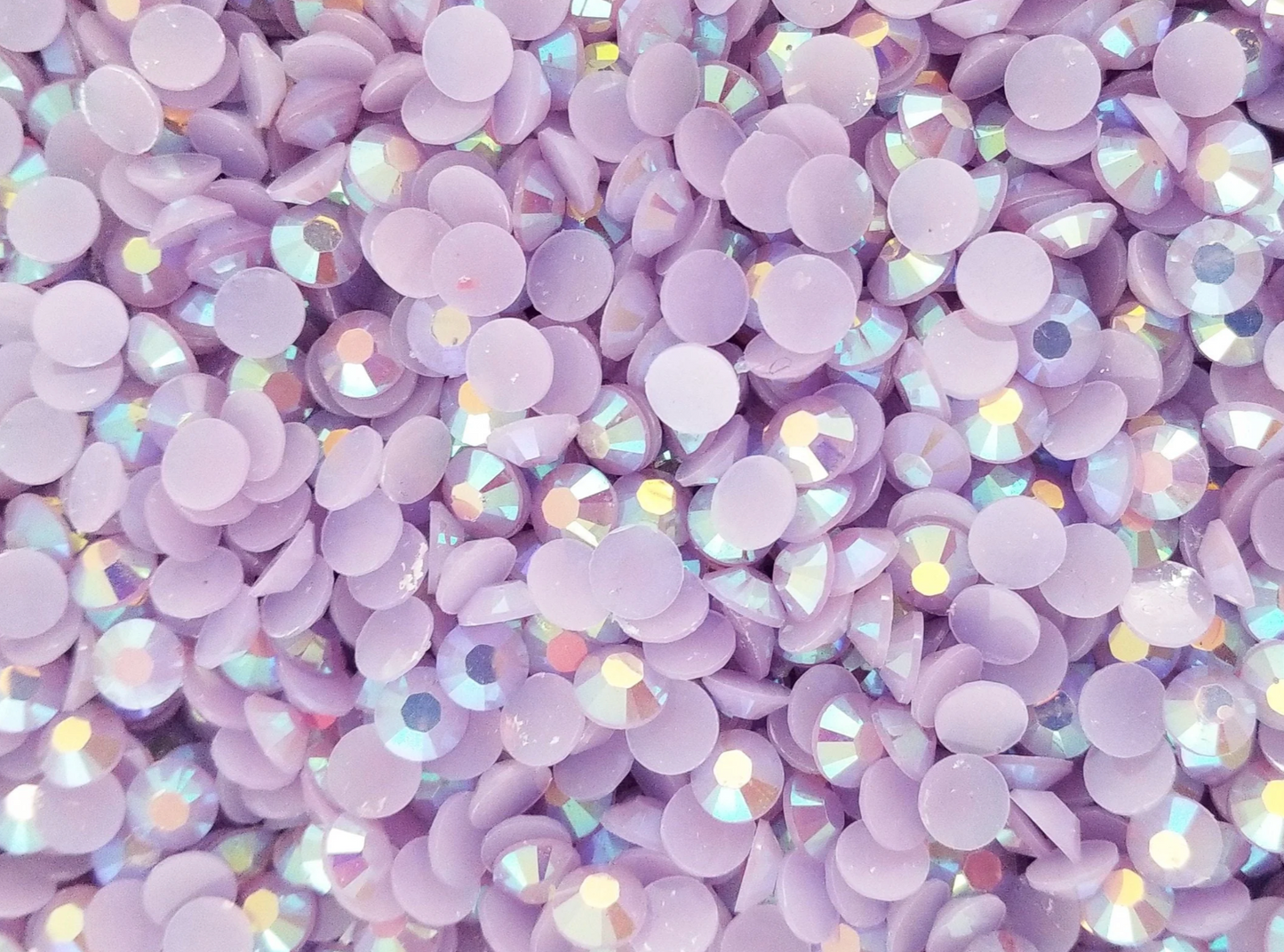 AB Jelly Flatback Resin Rhinestones.