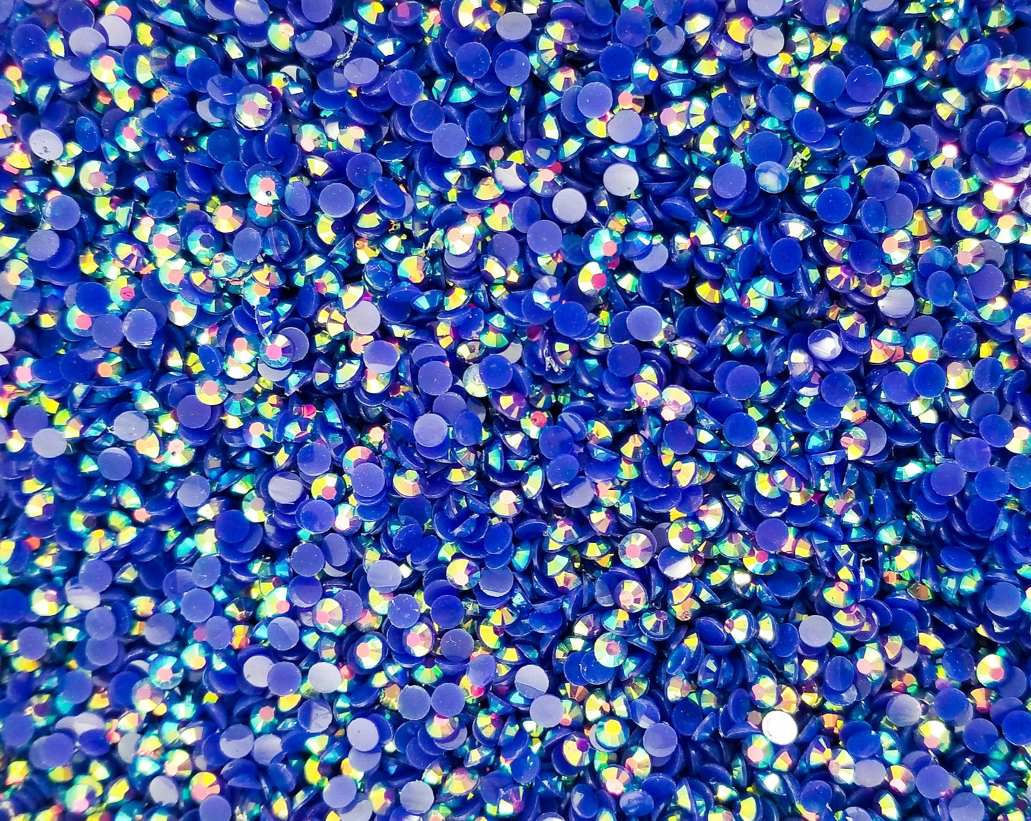 AB Jelly Flatback Resin Rhinestones.