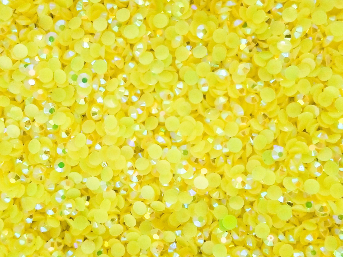 AB Jelly Flatback Resin Rhinestones.