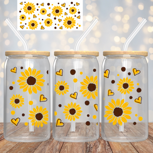 Sunflowers & Hearts