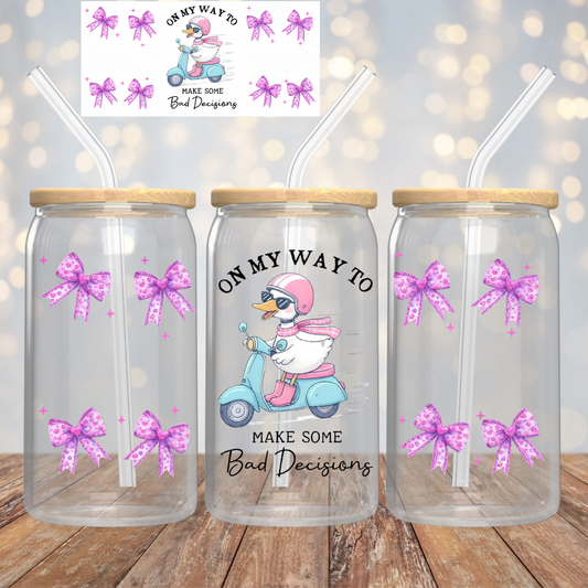 On my way to make bad decisions