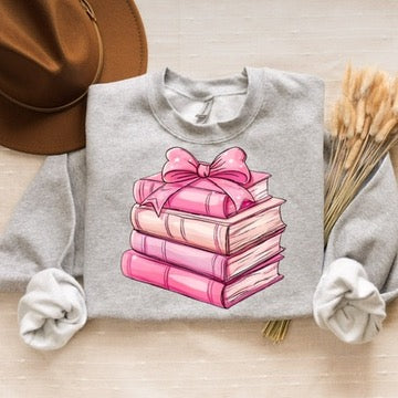 "Pink Bow & Books"
