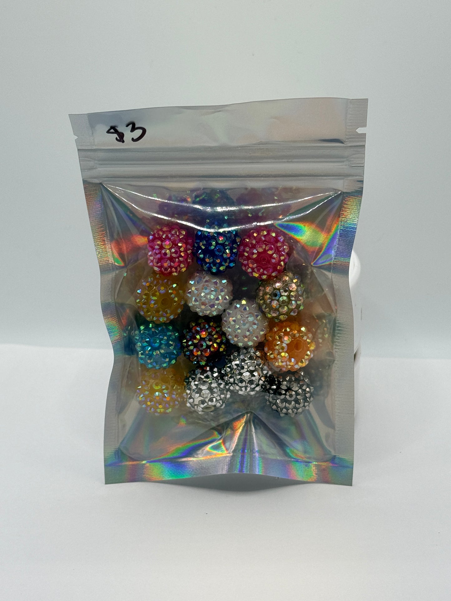 Rhinestone Beads (14pcs)