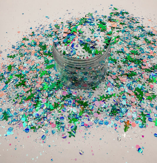 Peppermint Bliss (Bubble Glitter)