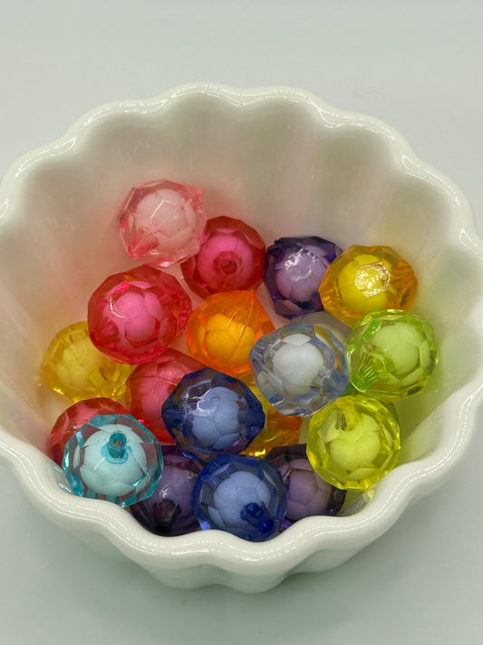 Clear Colorful Beads (16mm)