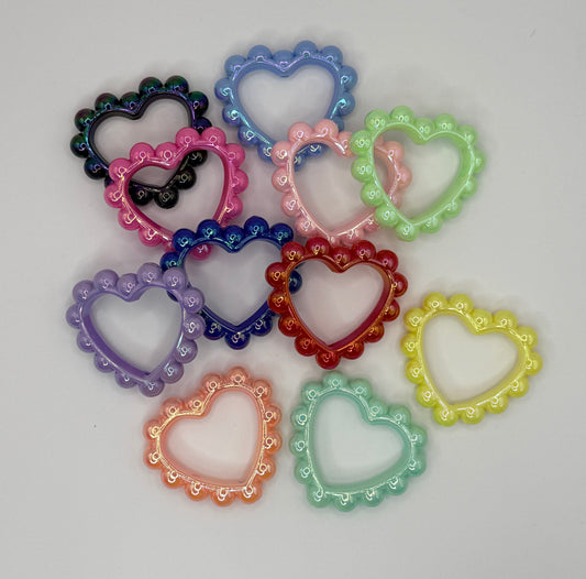 Heart Frame Beads