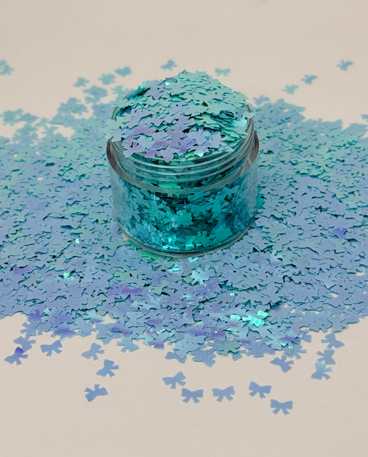 Opal Blue Bows