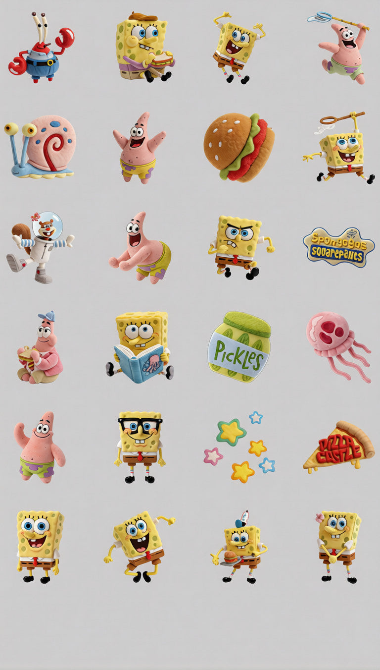 Spongebob (Element Sheet) – CraftedByKamy